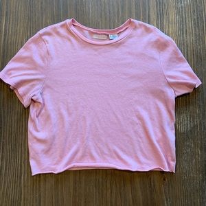 Pink Cropped Top